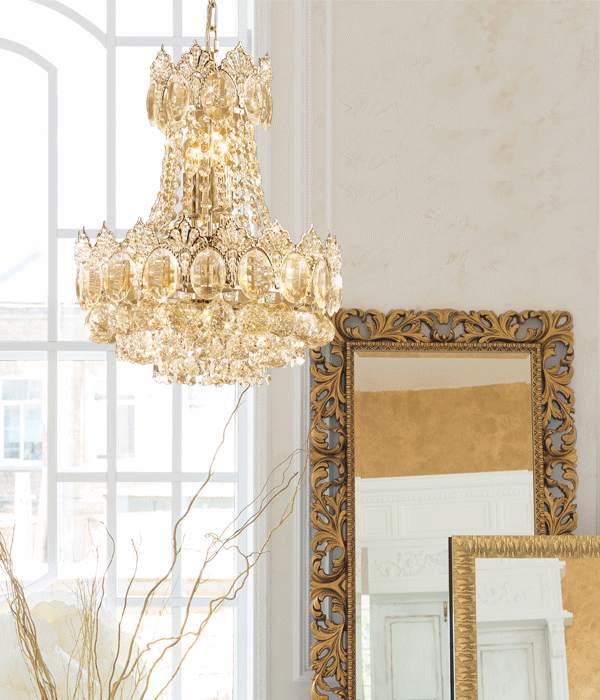 라멜라 8등 크리스탈조명 [골드/크롬]