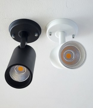 LED COB 라벨 직부형스포트,직부조명 (10W 블랙 화이트)