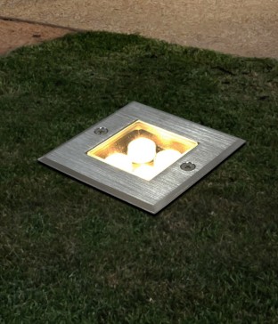 콤마 사각4구 지중등 (LED 4W) 지중매입등  220V