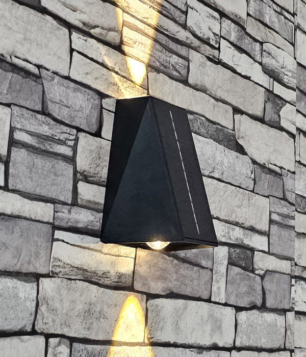 리시우스 태양광벽등 실외벽등 (A타입 2구) / (B타입 3구)