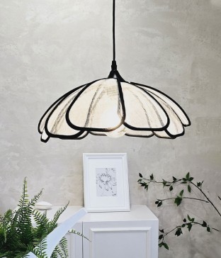 제닉 라탄 인테리어 펜던트 식탁전등