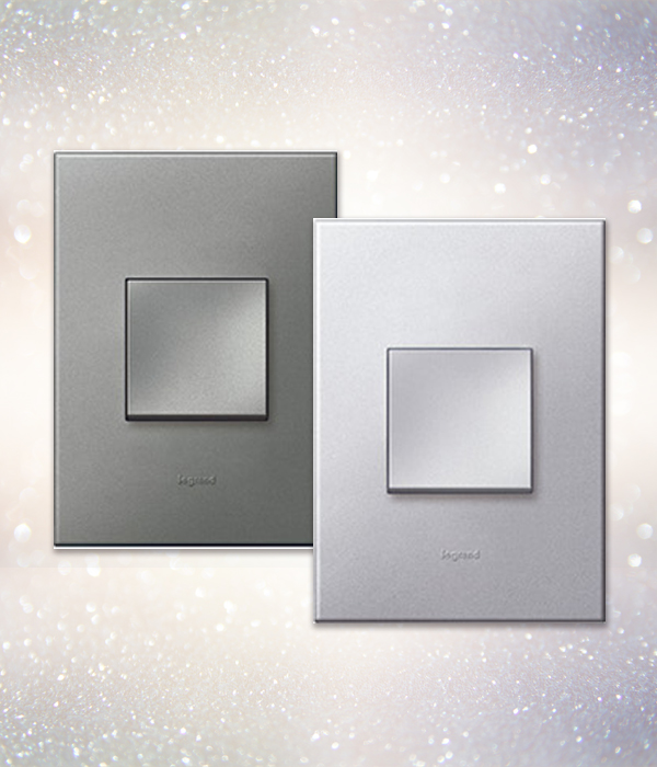 W 르그랑 아테오 사각 스위치[마그네슘/소프트알루]